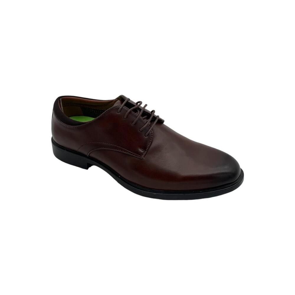 Vance Co. Men's Kimball Plain Toe Dress Shoes Brown - Wide